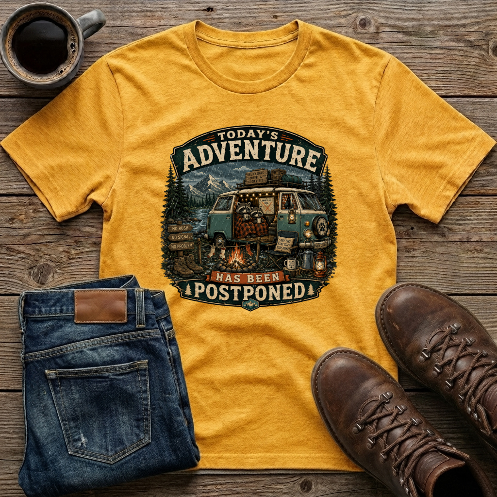 Today's Adventure Has Been Postponed T-Shirt
