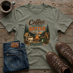 Coffee Tastes Better Outside T-Shirt