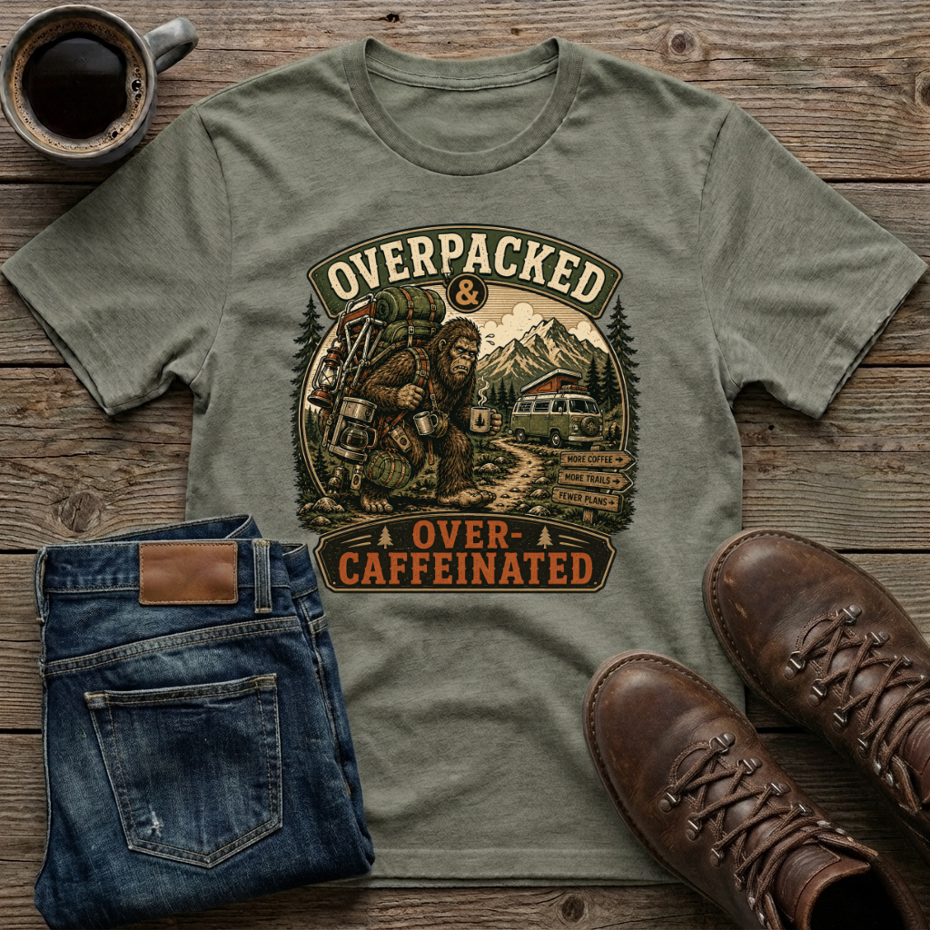Overpacked Over-Caffeinated T-Shirt