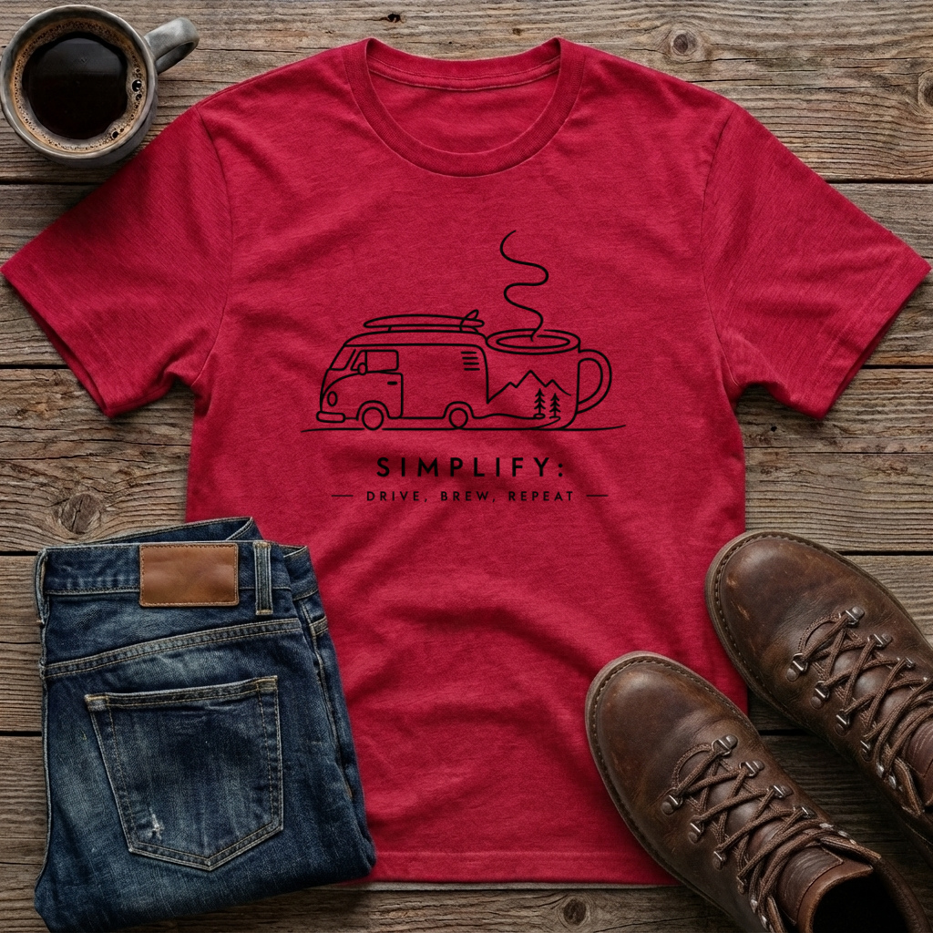 Simplify Drive Brew Repeat T-Shirt