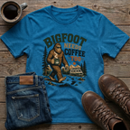 Bigfoot Needs Coffee Too T-Shirt