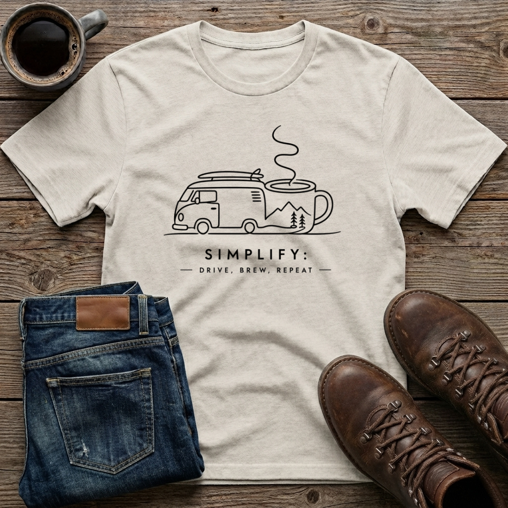 Simplify Drive Brew Repeat T-Shirt