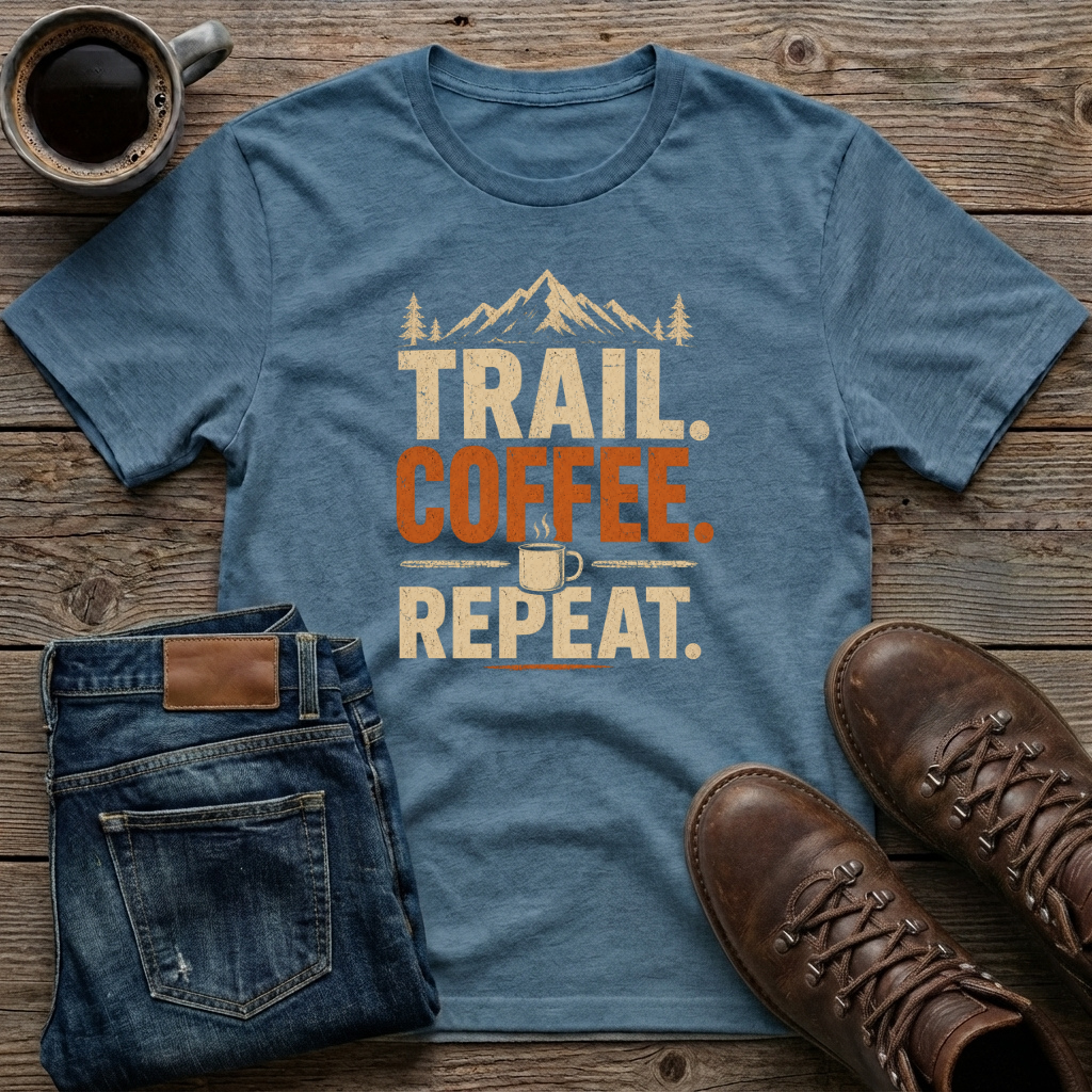 Trail Coffee Repeat T-Shirt