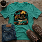 Camp Coffee Repeat 3 T-Shirt