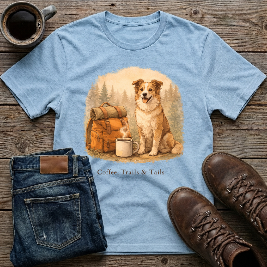 Coffee Trails & Tails T-Shirt