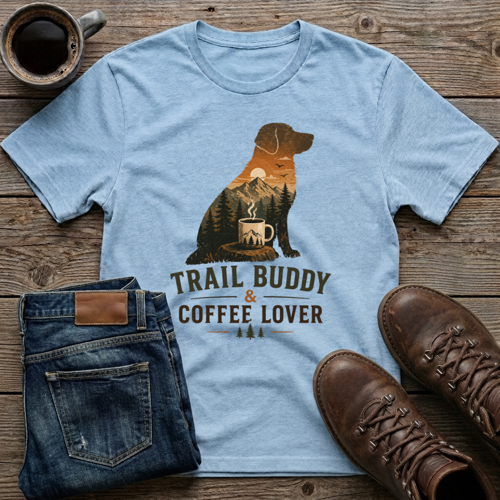 Trail Buddy & Coffee Lover T-Shirt