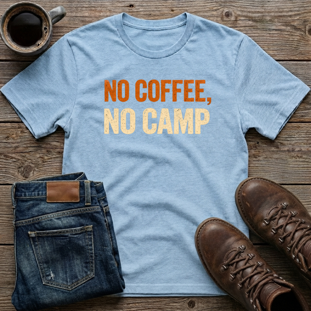 No Coffee No Camp T-Shirt