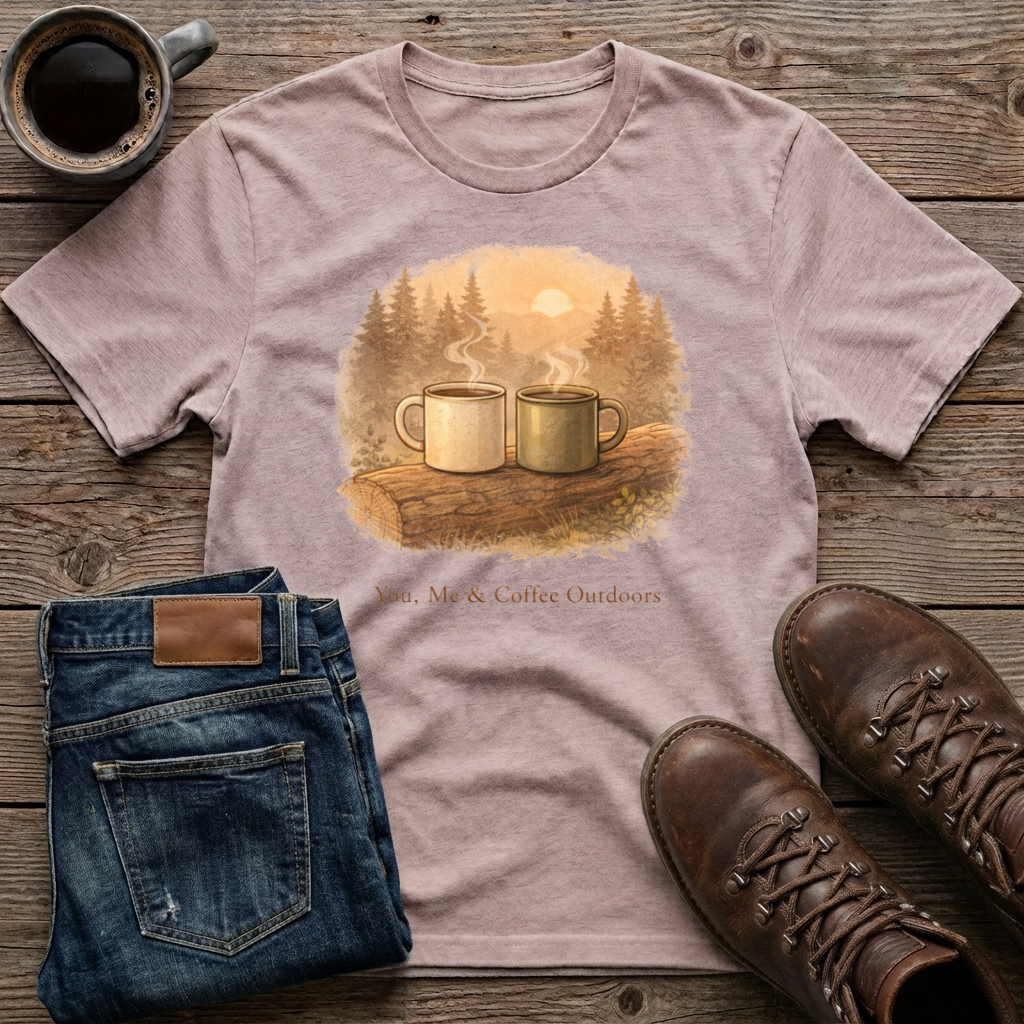 You Me & Coffee Outdoors II T-Shirt