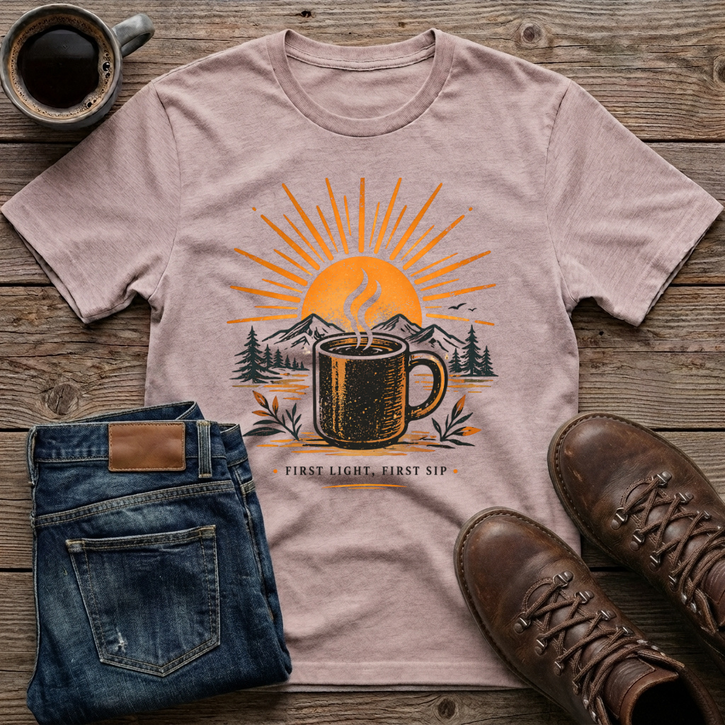 First Light First Sip T-Shirt