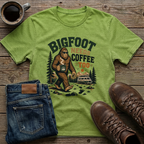 Bigfoot Needs Coffee Too T-Shirt