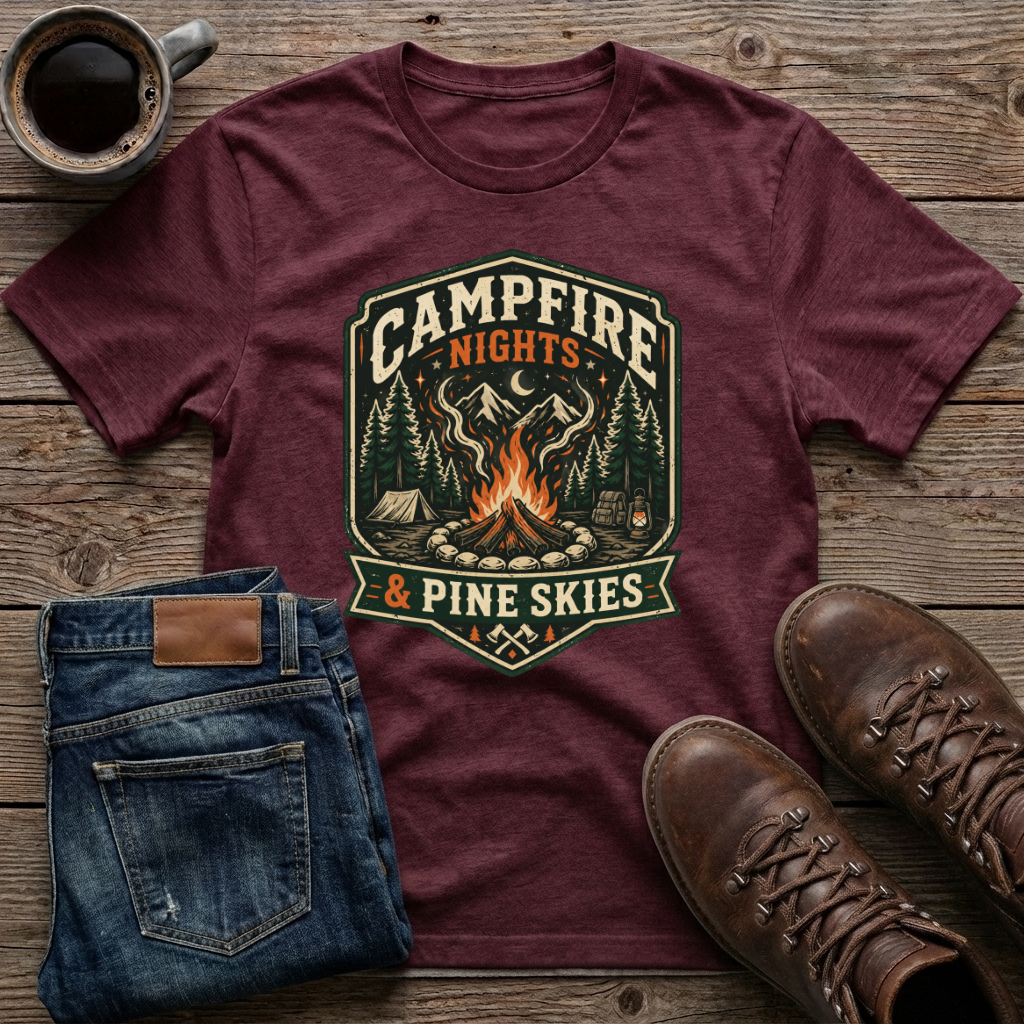 Campfire Nights & Pine Skies T-Shirt