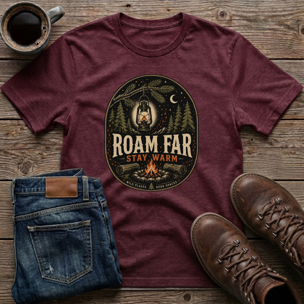 Roam Far Stay Warm T-Shirt
