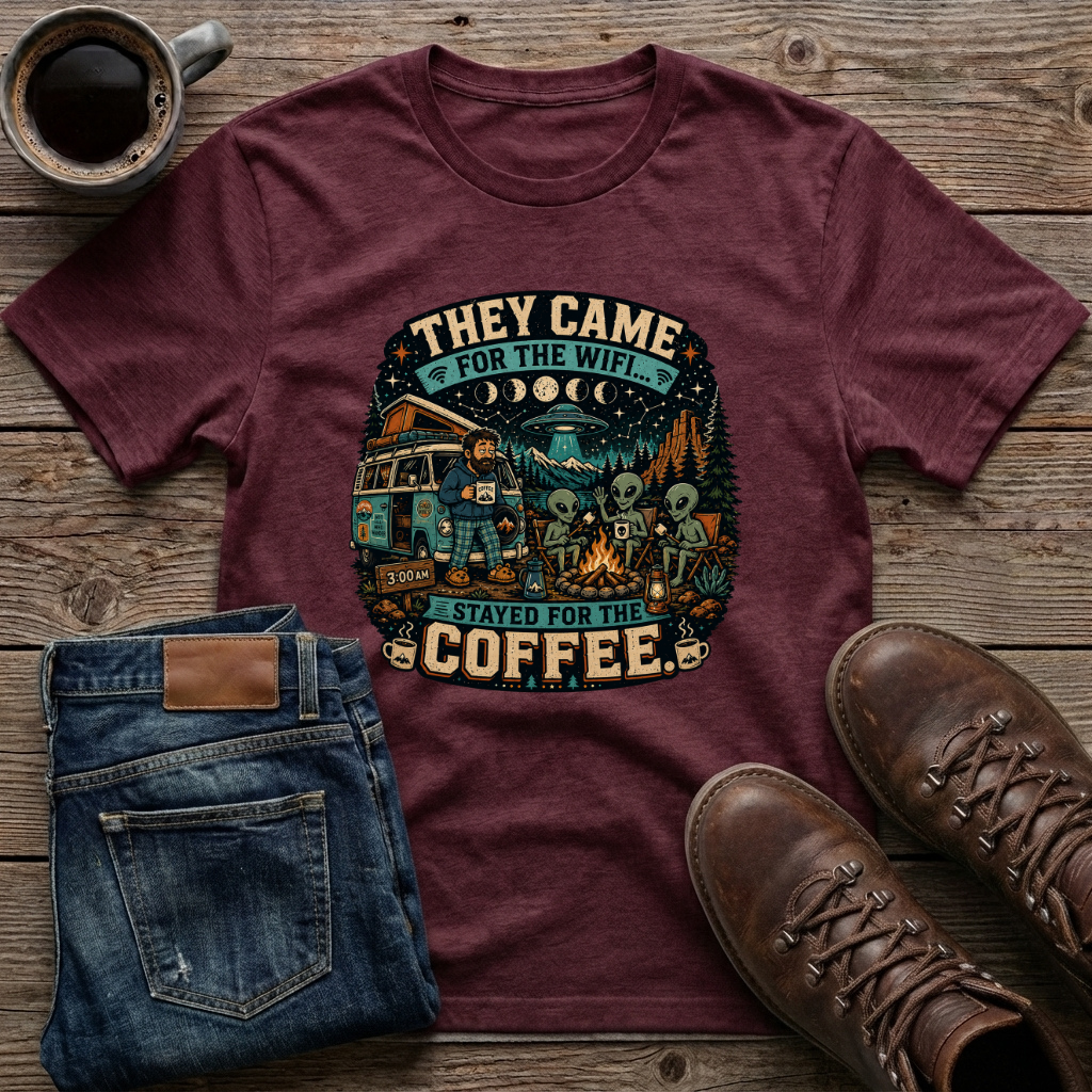 They Came For The Wifi T-Shirt