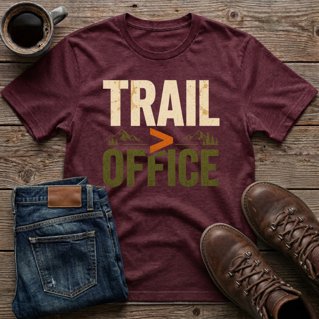 Trail Bigger Than Office T-Shirt