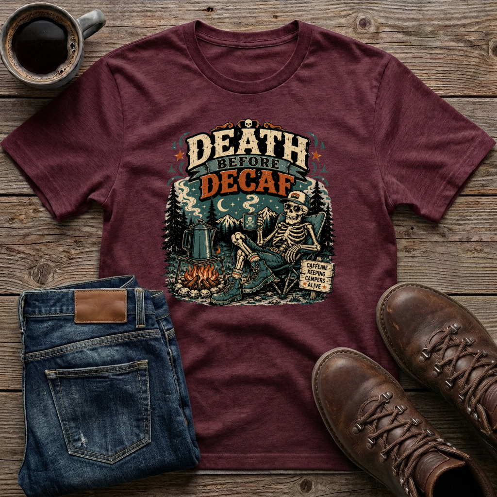 Death Before Decaf T-Shirt