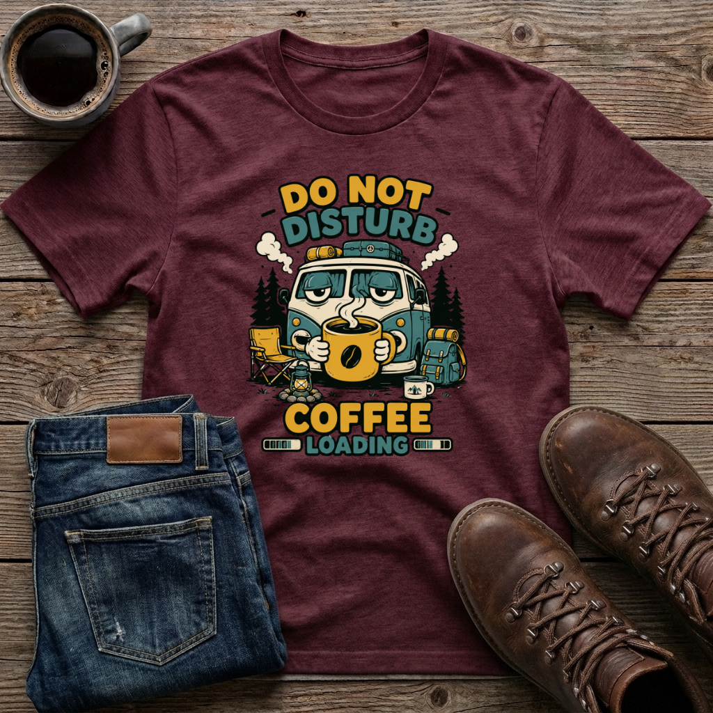 Do Not Distrurb Coffee Loading T-Shirt