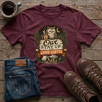Owl Stay Up For Camp Coffee T-Shirt