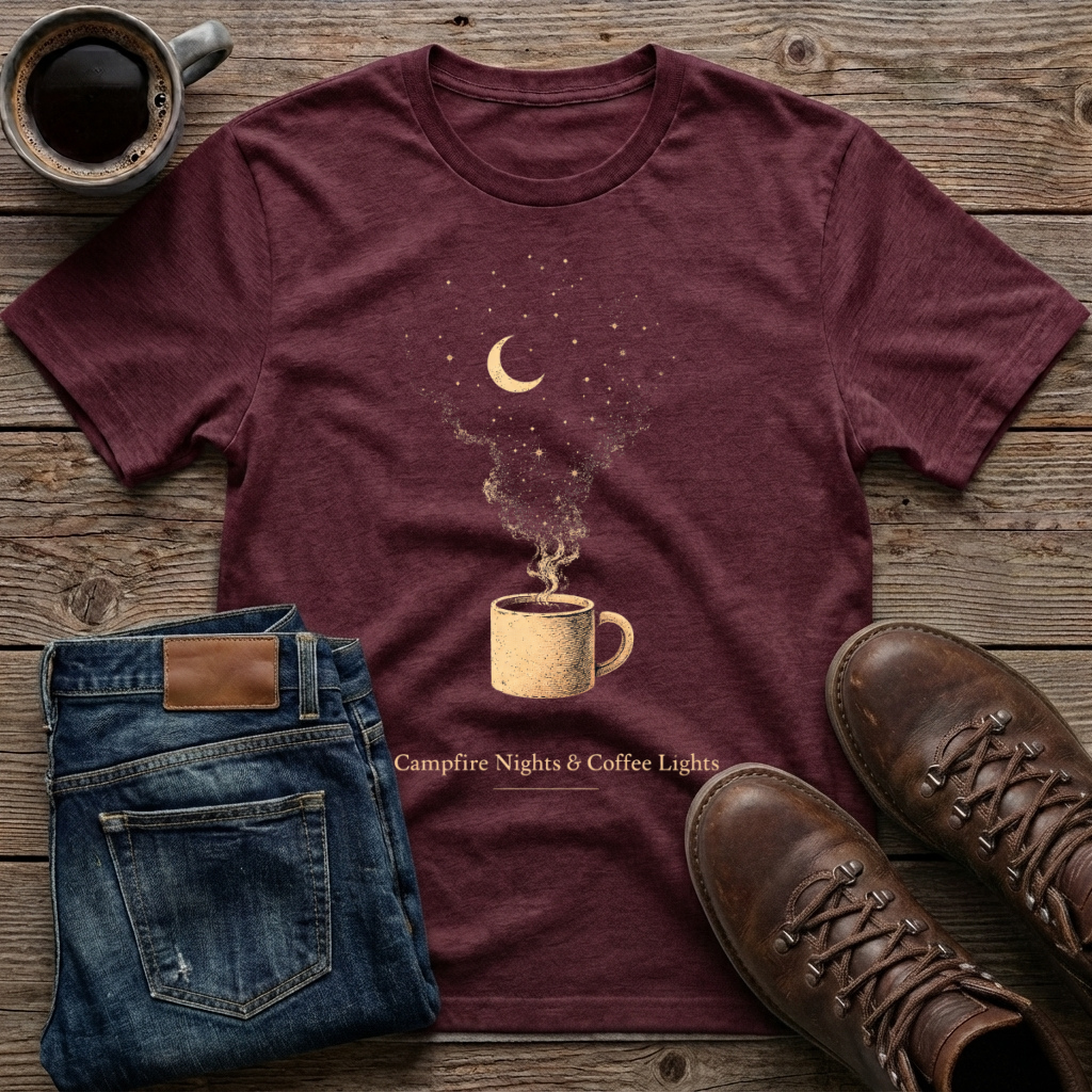 Campfire Nights & Coffee Lights T-Shirt