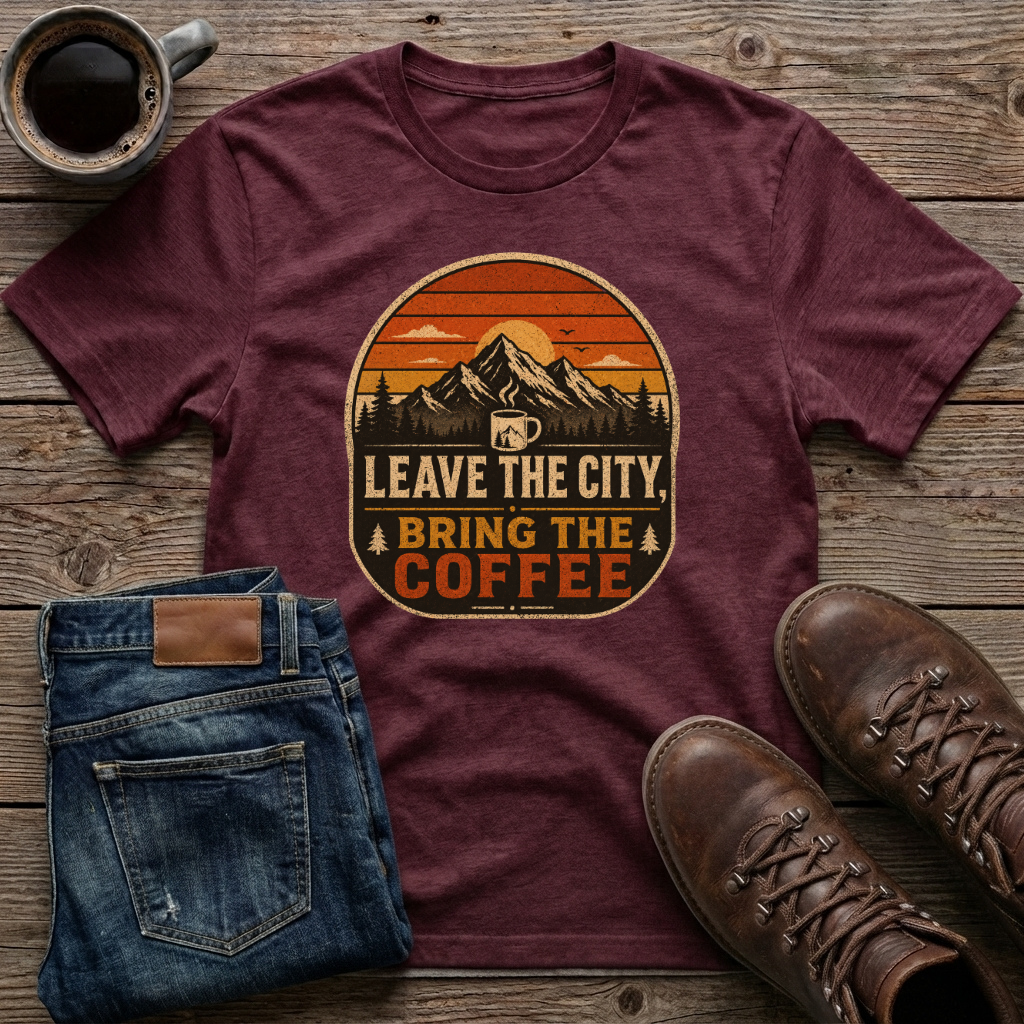 Leave The City Bring The Coffee T-Shirt