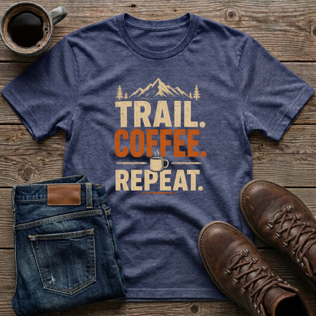 Trail Coffee Repeat T-Shirt