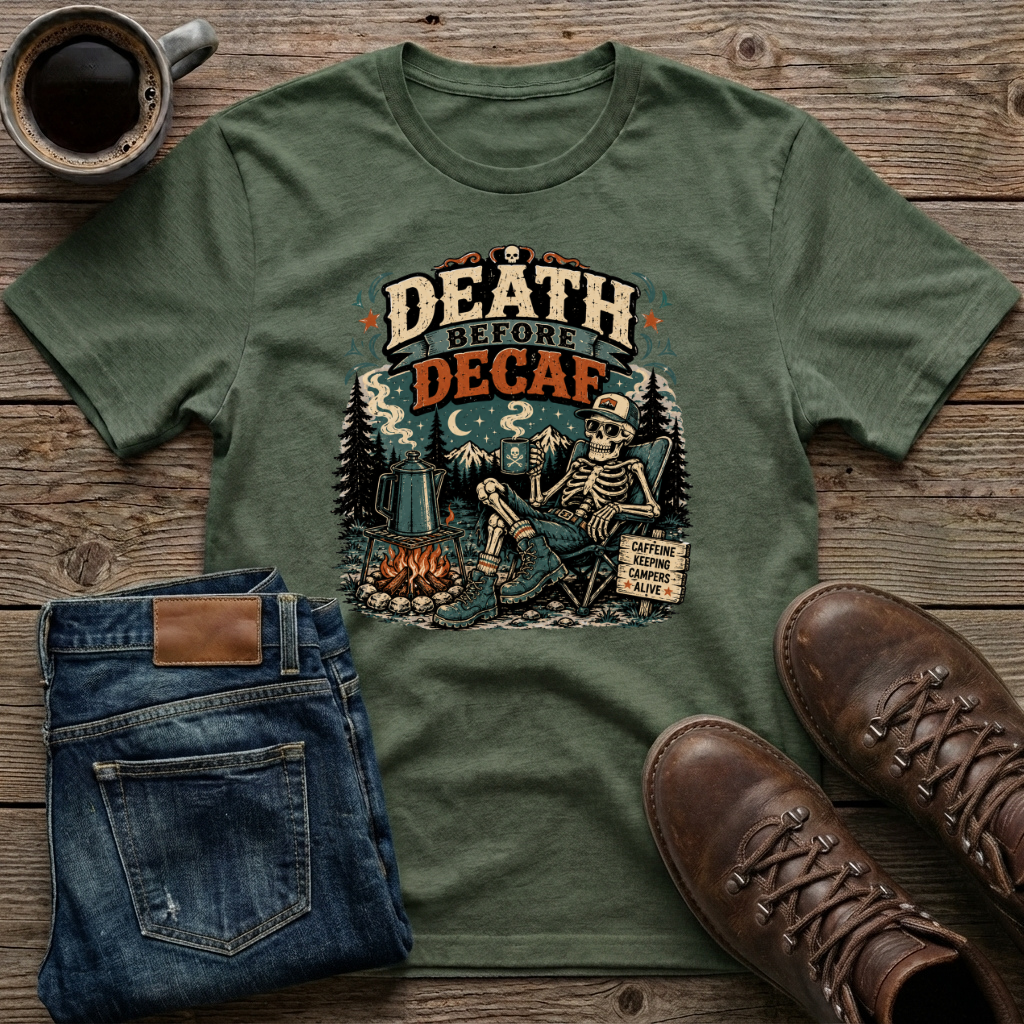 Death Before Decaf T-Shirt