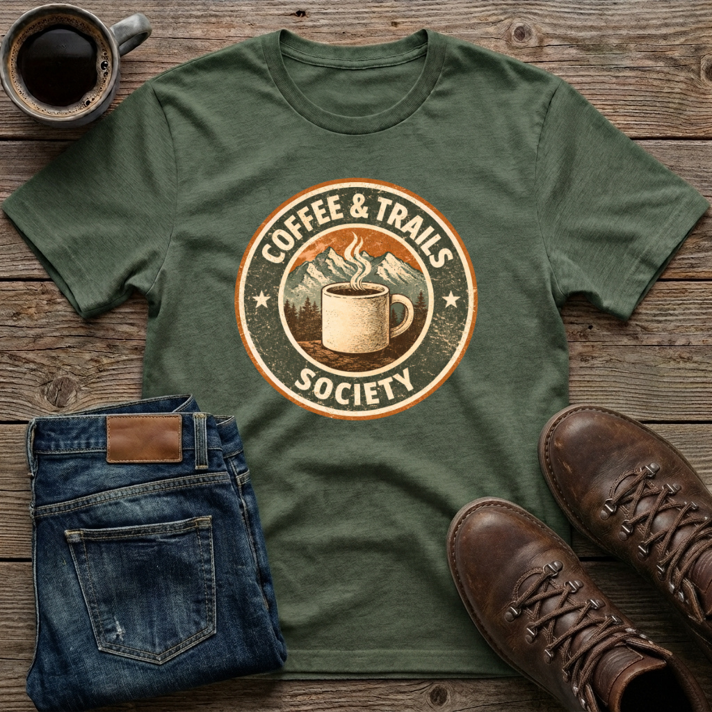 Coffee & Trails Society T-Shirt