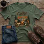 Coffee Tastes Better Outside T-Shirt