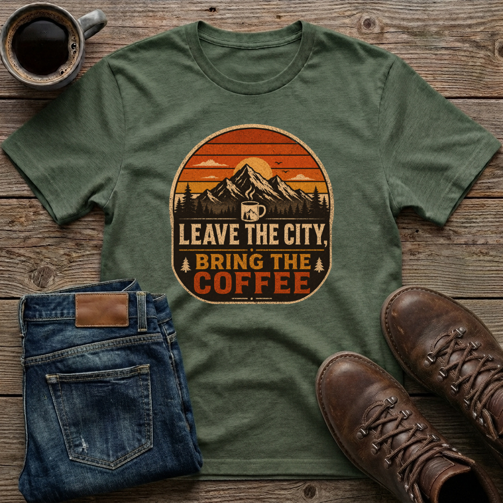 Leave The City Bring The Coffee T-Shirt