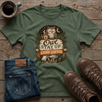 Owl Stay Up For Camp Coffee T-Shirt