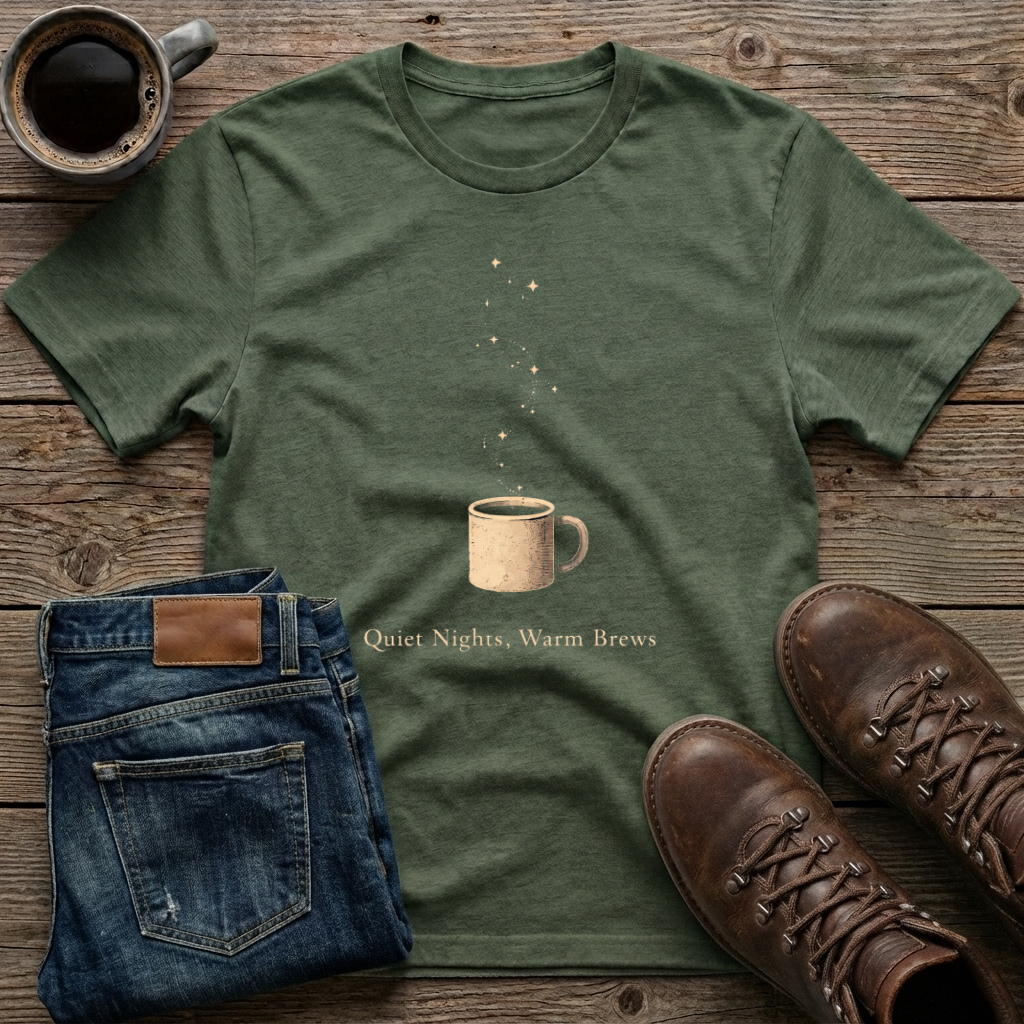 Quiet Nights Warm Brews T-Shirt