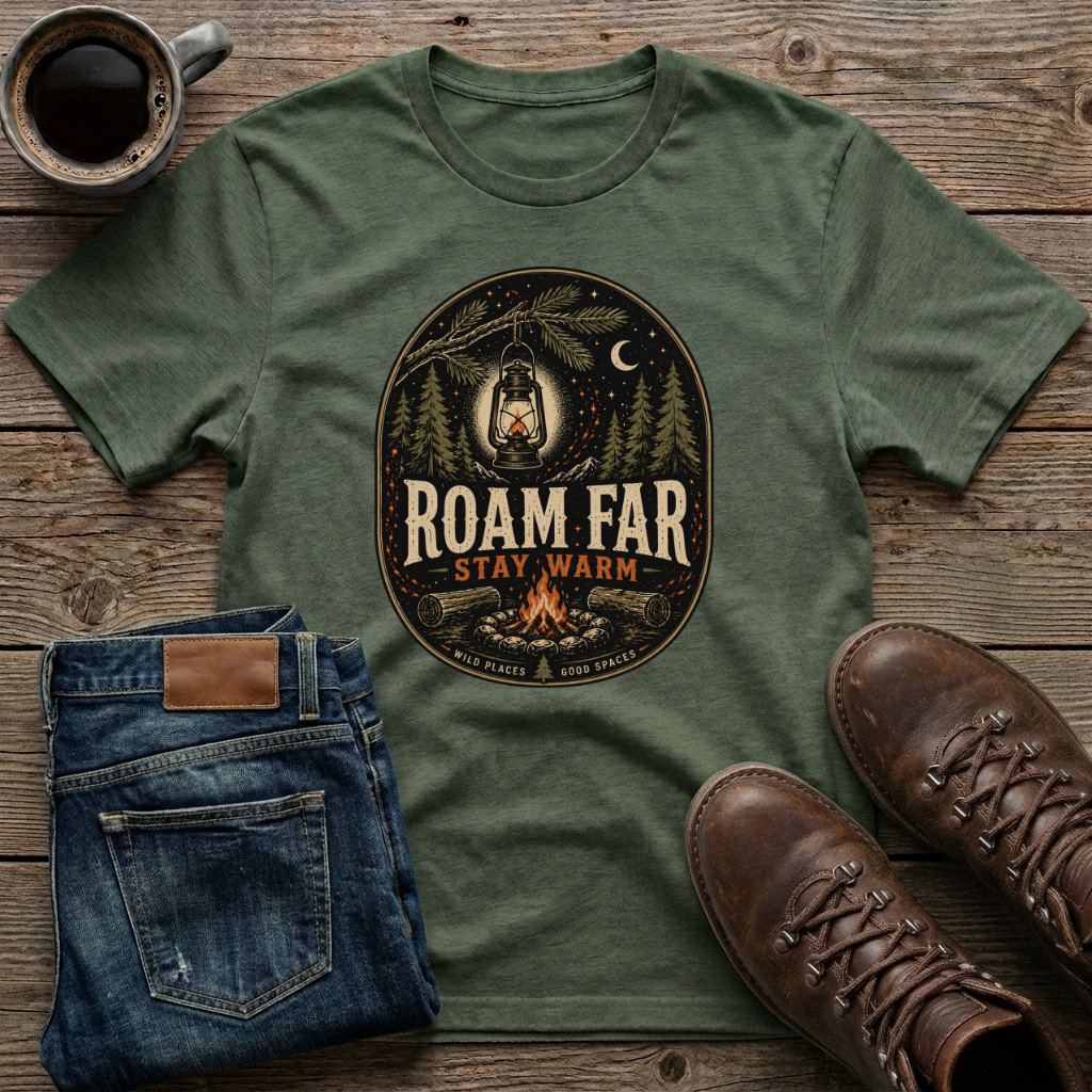 Roam Far Stay Warm T-Shirt