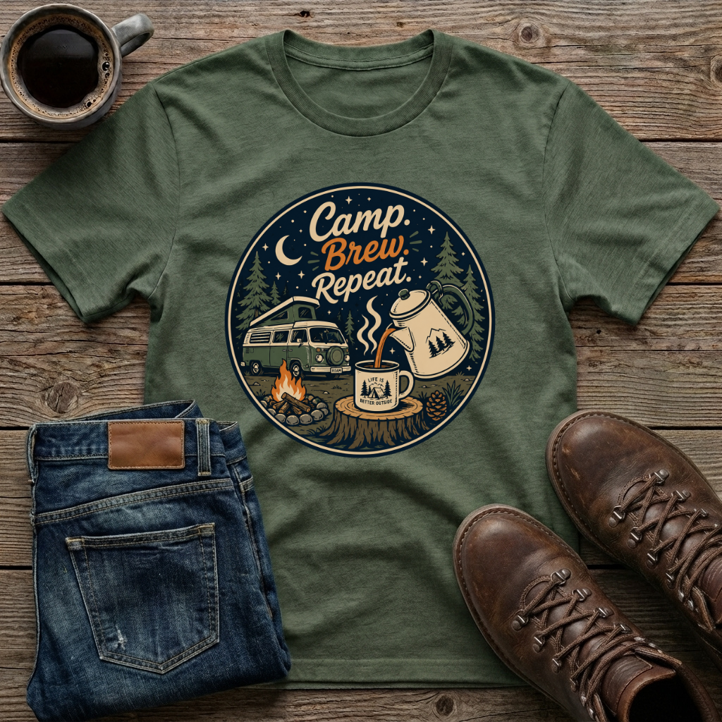 Camp Brew Repeat T-Shirt