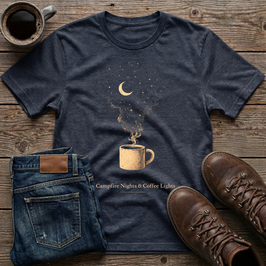 Campfire Nights & Coffee Lights T-Shirt