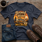 Brewed For The Road Miles & Mornings T-Shirt