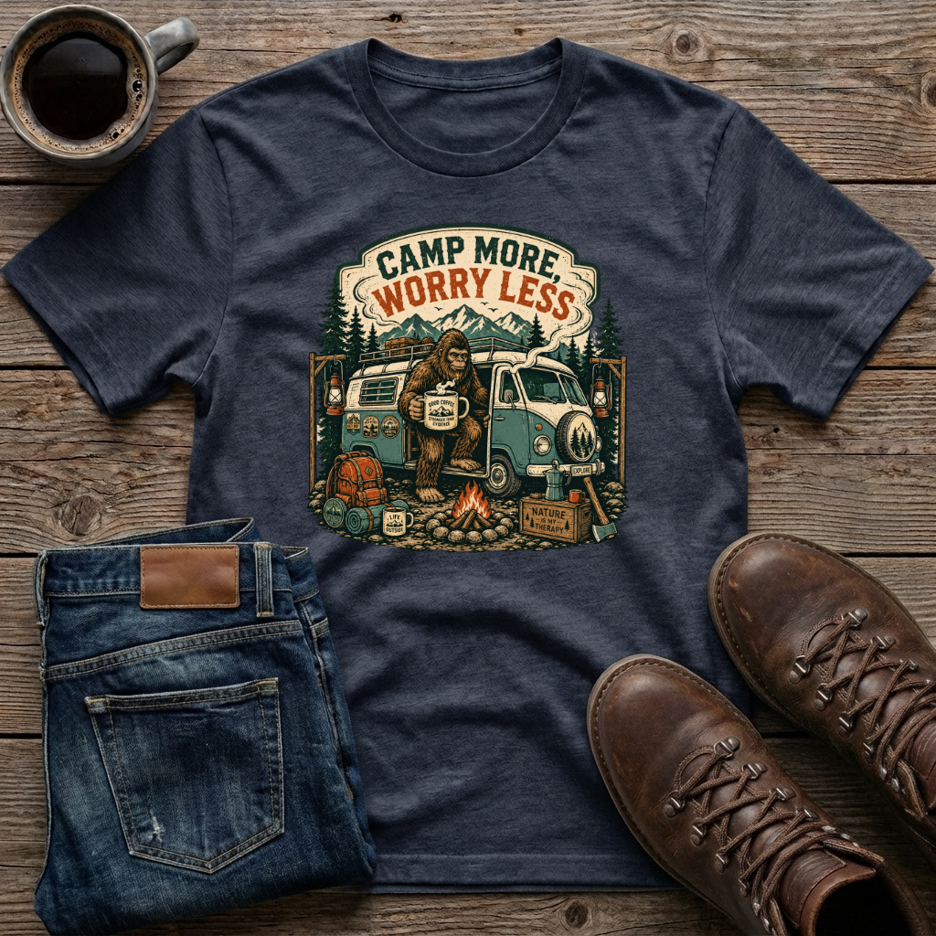 Camp More Worry Less 2 T-Shirt