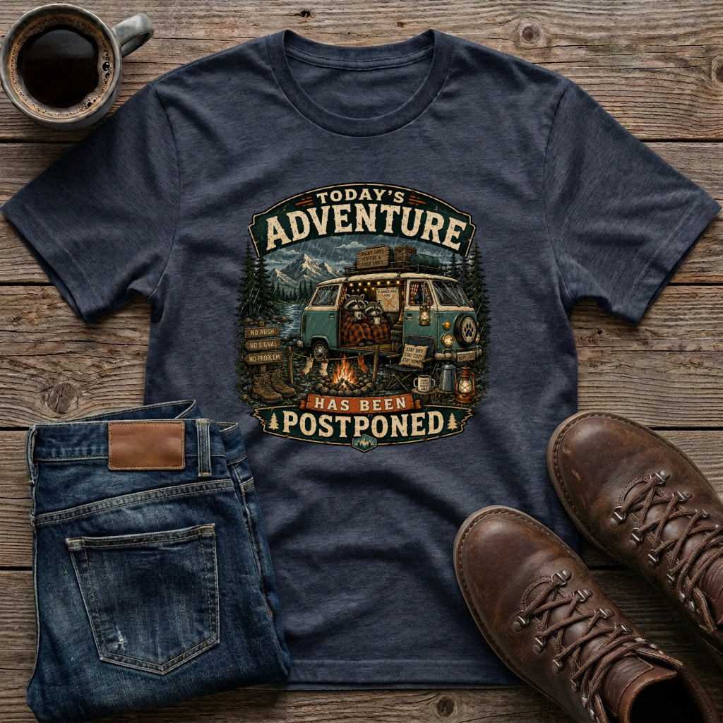 Today's Adventure Has Been Postponed T-Shirt