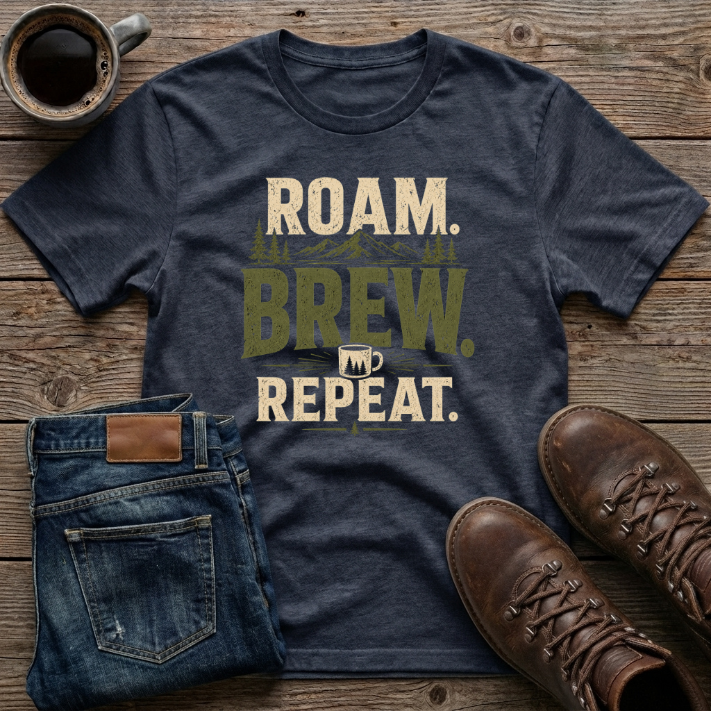 Roam Brew Repeat T-Shirt
