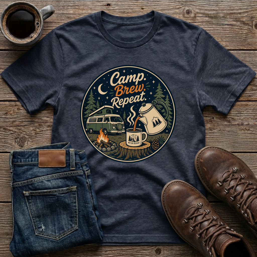 Camp Brew Repeat T-Shirt