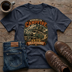 Running On Campfire Coffee & Bad Decisions T-Shirt