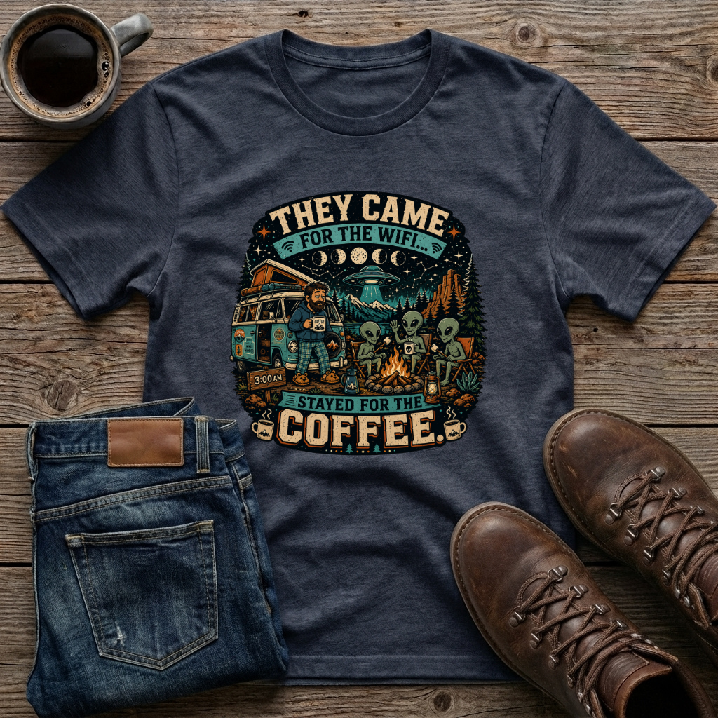 They Came For The Wifi T-Shirt