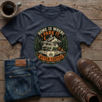 Home Is Where I Park It After Coffee T-Shirt