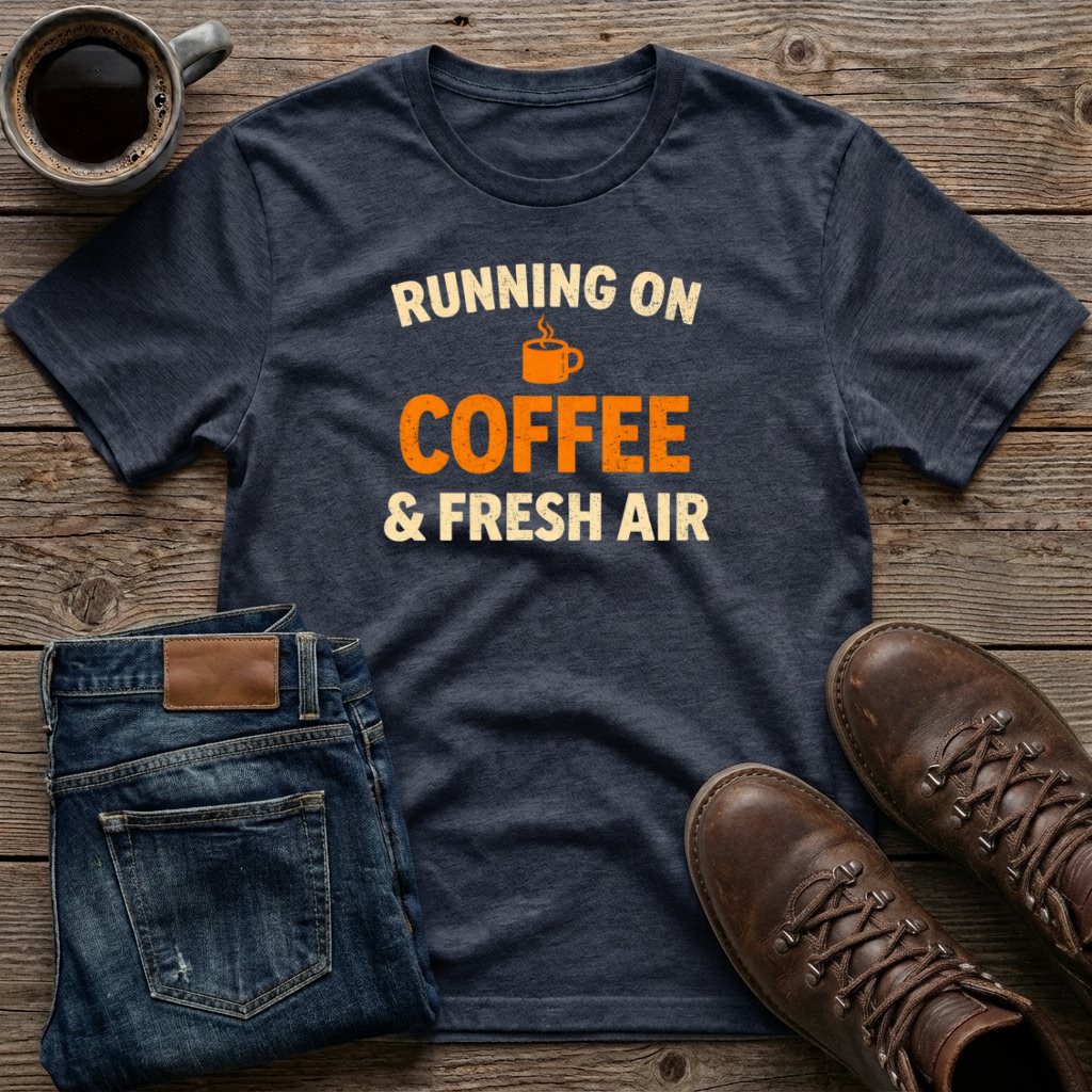 Running on Coffee & Fresh Air T-Shirt