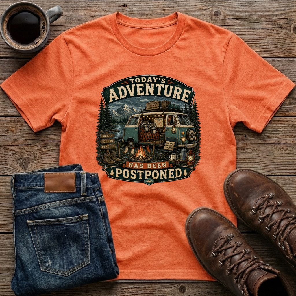 Today's Adventure Has Been Postponed T-Shirt