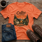 Coffee Tastes Better Outside T-Shirt