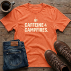 Caffeine & Campfires T-Shirt