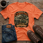 Running On Campfire Coffee & Bad Decisions T-Shirt