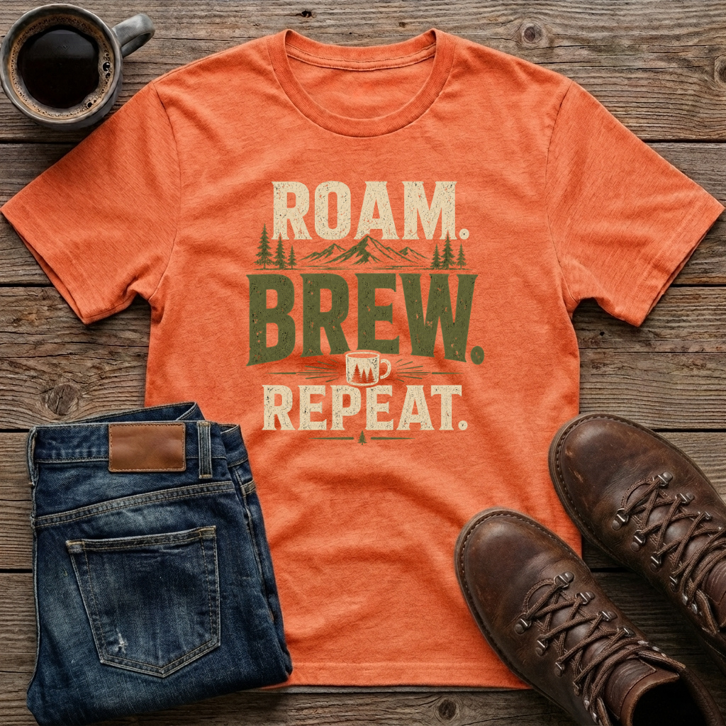 Roam Brew Repeat T-Shirt