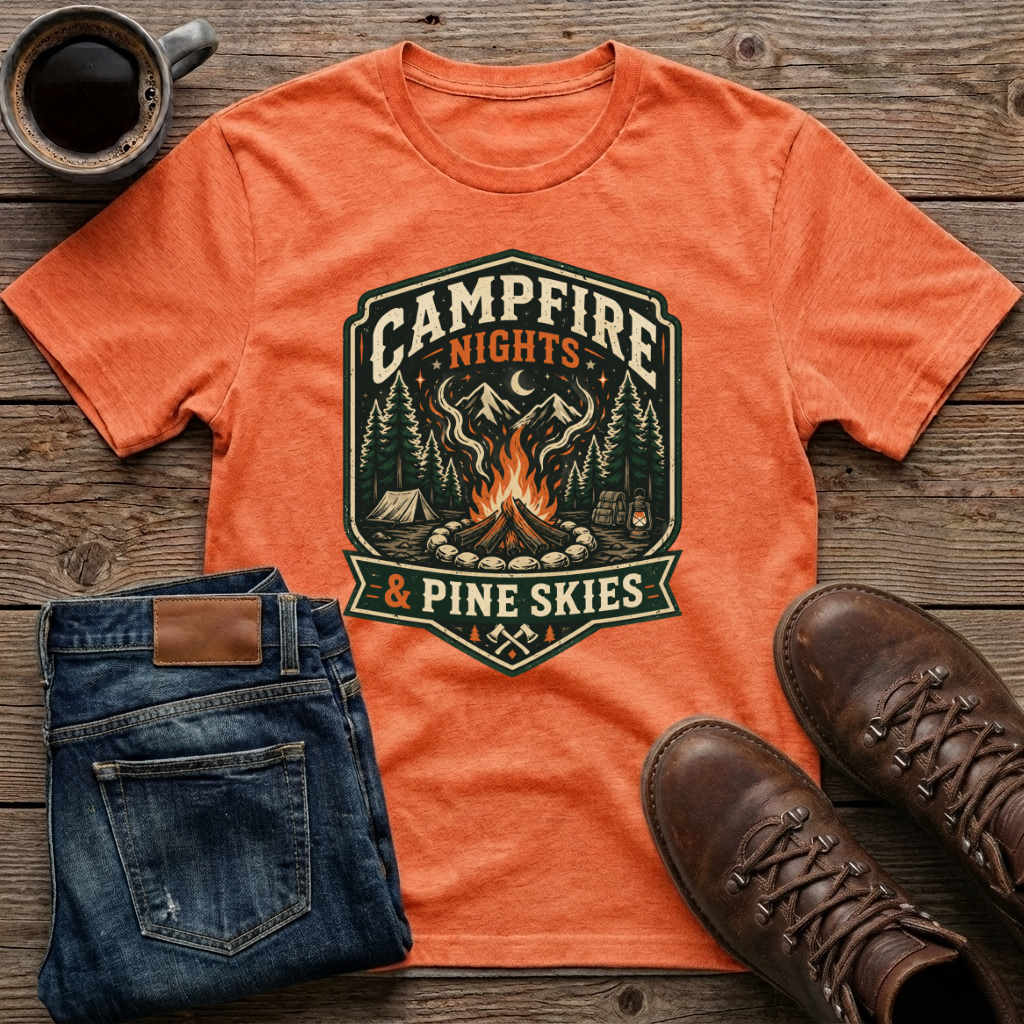 Campfire Nights & Pine Skies T-Shirt