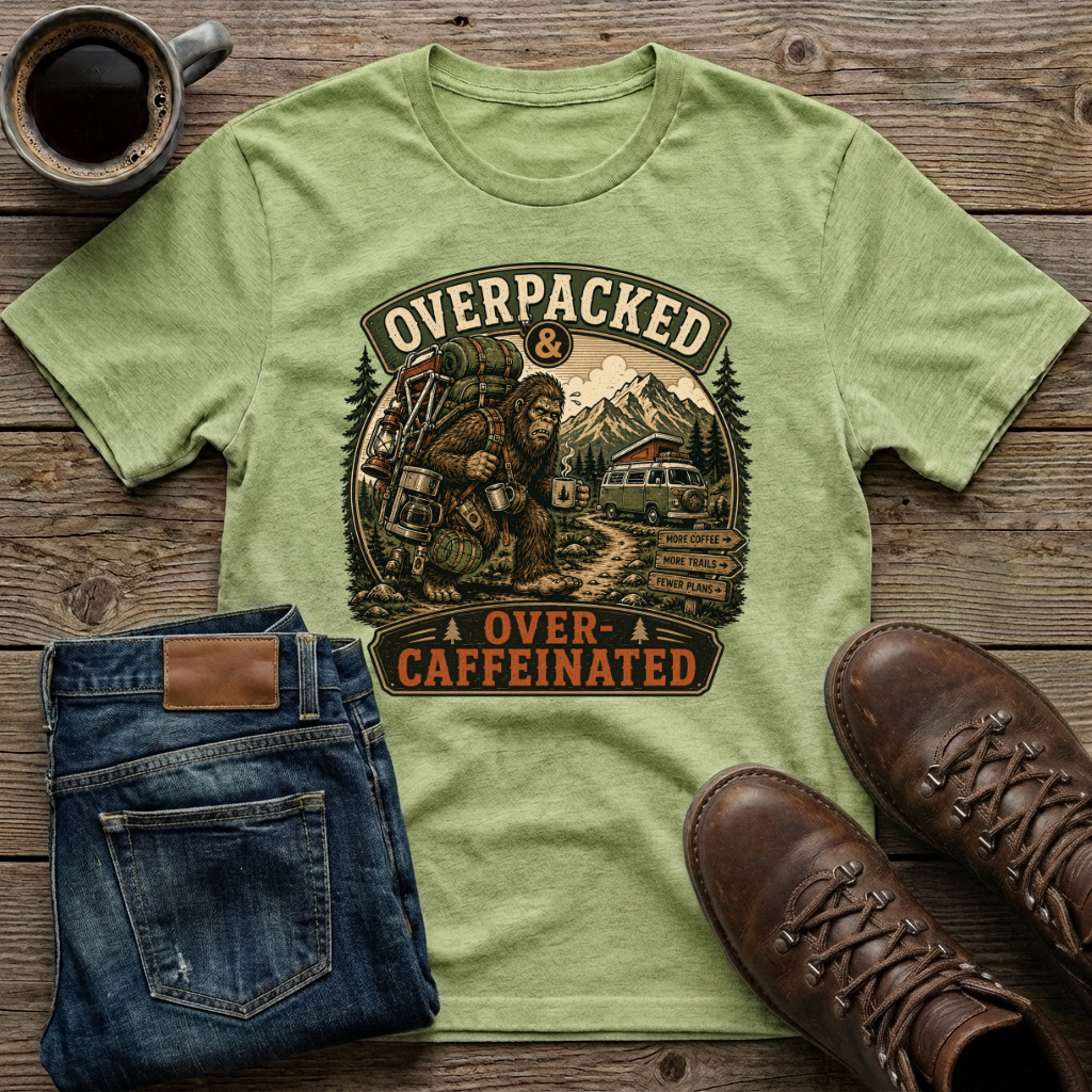 Overpacked Over-Caffeinated T-Shirt