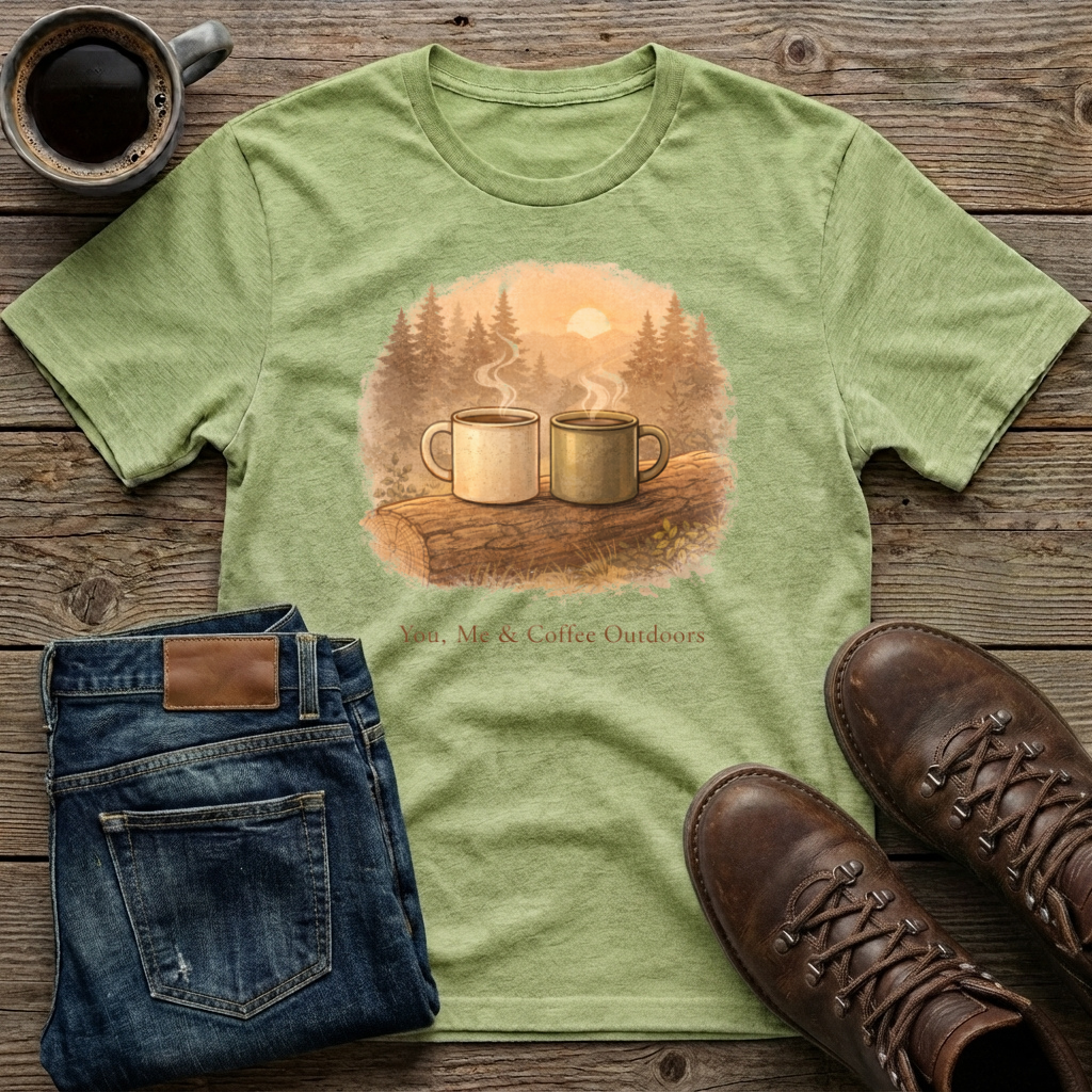 You Me & Coffee Outdoors II T-Shirt